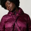 Vetements Marina Rinaldi | Parka En Nylon Brillant Violet