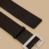 Accessoires Marina Rinaldi | Ceinture En Cuir Noir