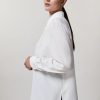 Vetements Marina Rinaldi | Chemise En Tissu Fluide Blanc