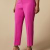 Vetements Marina Rinaldi | Pantalon En Cady Stretch Fuchsia