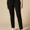 Vetements Marina Rinaldi | Pantalon En Point Milan Noir