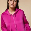 Vetements Marina Rinaldi | Veste En Jersey Scuba Fuchsia