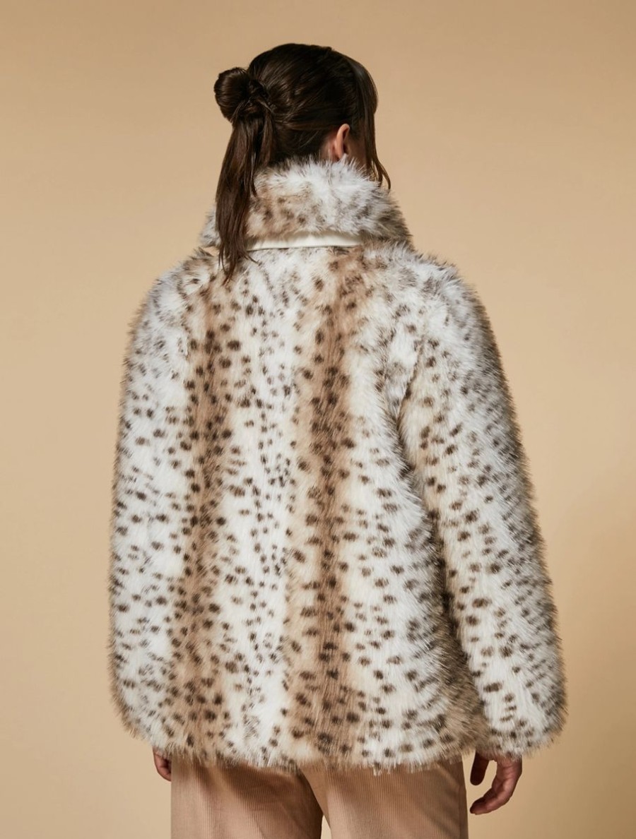 Vetements Marina Rinaldi | Veste Jacquard Blanc