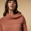 Vetements Marina Rinaldi | Pull En Laine Et Cachemire Rose