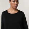 Vetements Marina Rinaldi | T-Shirt En Jersey De Viscose Noir