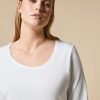 Vetements Marina Rinaldi | Tee-Shirt En Jersey Blanc