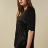 Vetements Marina Rinaldi | Tunique En Jersey De Viscose Noir