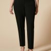 Vetements Marina Rinaldi | Pantalon Slim En Triacetate Noir