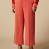 Vetements Marina Rinaldi | Pantalon En Triacetate Corail