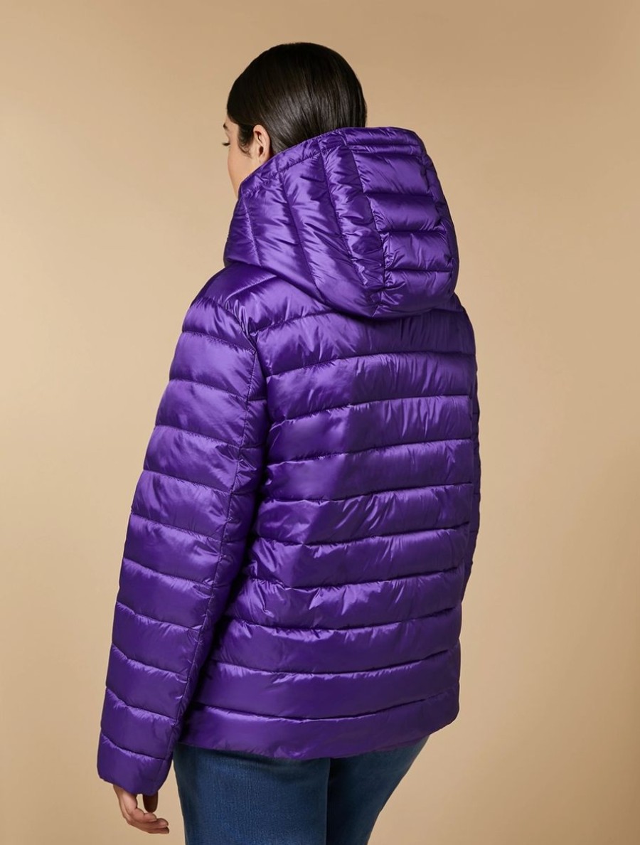 Vetements Marina Rinaldi | Doudoune Matelassee Deperlante Violet