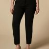 Vetements Marina Rinaldi | Pantalon Slim En Jersey Noir