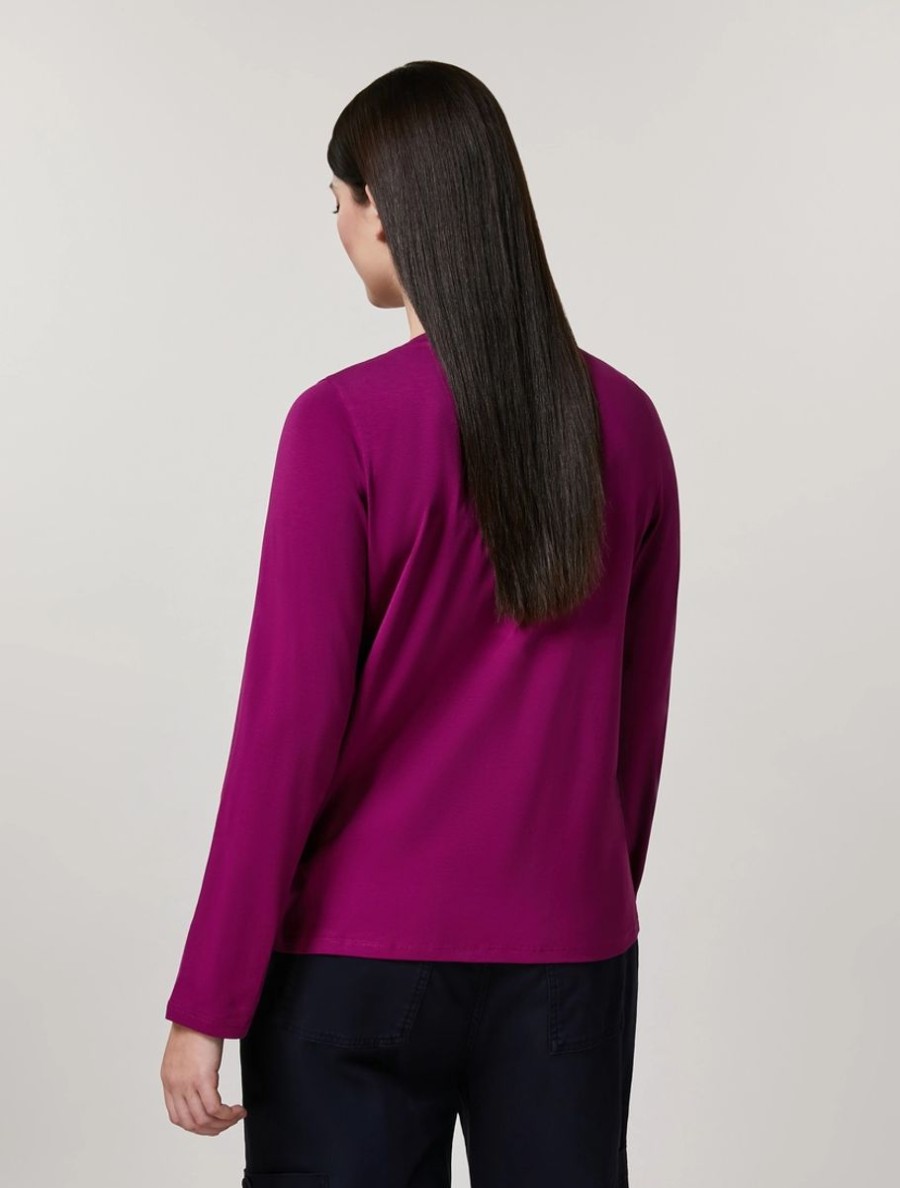 Vetements Marina Rinaldi | Tee-Shirt En Jersey Violet