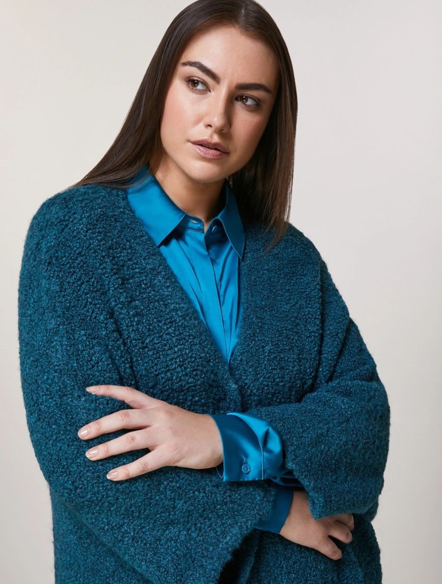 Vetements Marina Rinaldi | Cardigan Boucle Huile