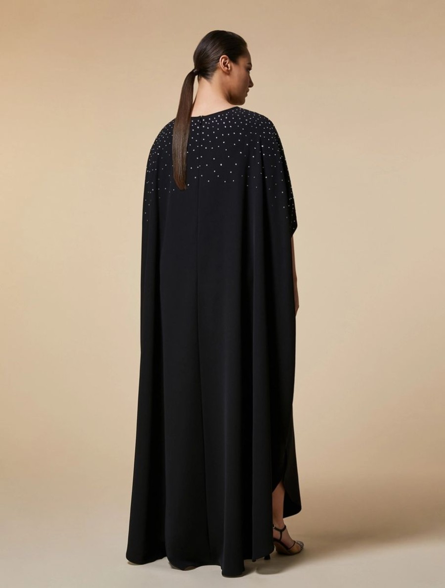 Vetements De Ceremonie Marina Rinaldi | Robe En Cady Extensible Noir