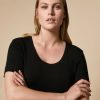 Vetements Marina Rinaldi | Tee-Shirt En Jersey Noir