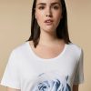 Vetements Marina Rinaldi | T-Shirt En Jersey De Viscose Blanc Optique