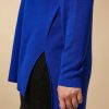 Vetements Marina Rinaldi | Pull En Fil De Viscose Bleu De Chine