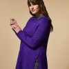 Vetements Marina Rinaldi | Pull En Laine Melangee Violet