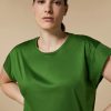 Vetements Marina Rinaldi | Tee-Shirt En Jersey Vert