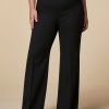 Vetements Marina Rinaldi | Pantalon En Triacetate Noir