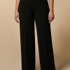 Vetements Marina Rinaldi | Pantalon Droit En Triacetate Noir