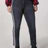 Vetements Marina Rinaldi | Jean En Denim Super Stretch Noir