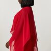 Vetements De Ceremonie Marina Rinaldi | Etole Georgette Rouge