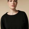 Vetements Marina Rinaldi | Sweat-Shirt En Jersey Noir