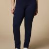 Vetements Marina Rinaldi | Legging En Jersey Marine Fonce