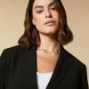 Vetements Marina Rinaldi | Blazer En Triacetate Noir