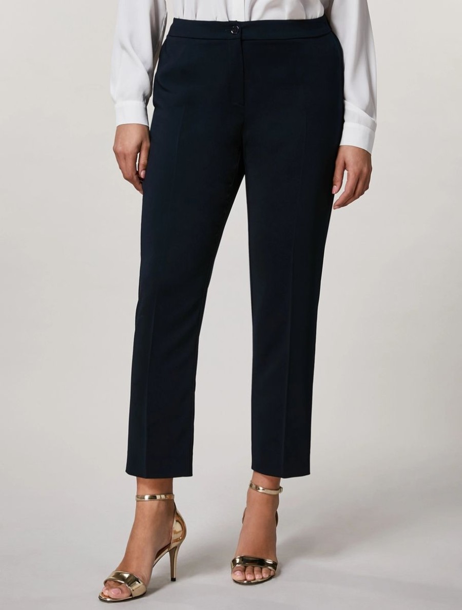 Vetements Marina Rinaldi | Pantalon En Cady Outremer