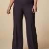 Vetements Marina Rinaldi | Pantalon En Triacetate Violet