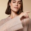 Vetements Marina Rinaldi | Pull Mohair Et Alpaga Rose