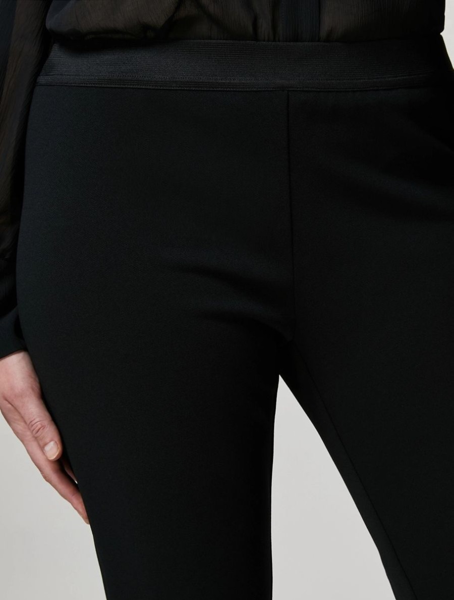 Vetements Marina Rinaldi | Legging En Jersey Extensible Noir