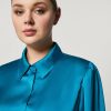 Vetements Marina Rinaldi | Chemise En Satin Huile