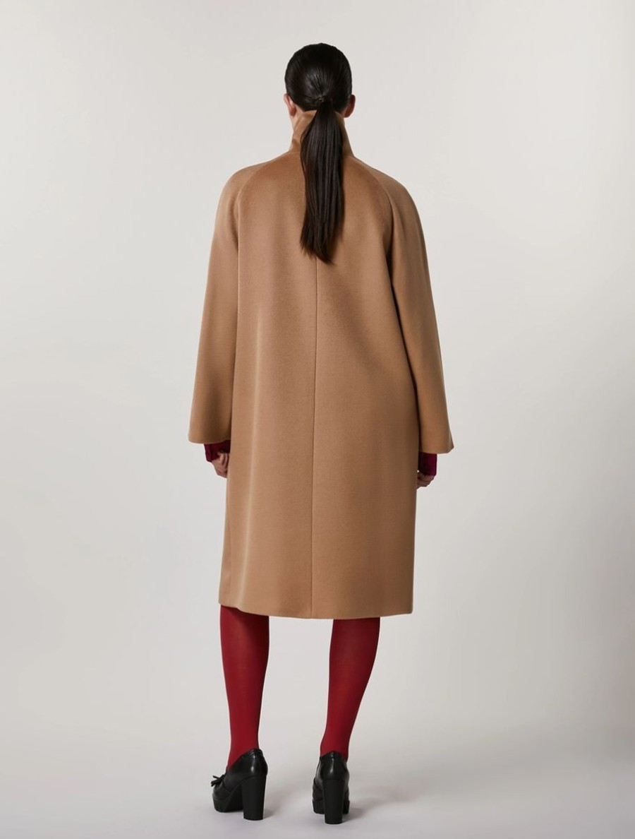 Vetements Marina Rinaldi | Manteau En Drap De Laine Colonial