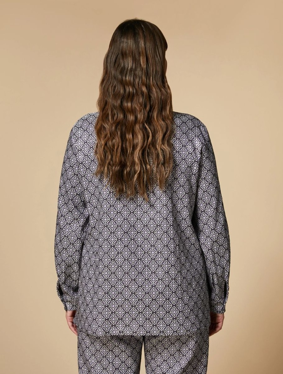 Vetements Marina Rinaldi | Tunique Jacquard Lilas