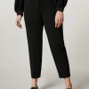 Vetements Marina Rinaldi | Pantalon En Crepe Jersey Scuba Noir