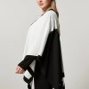 Accessoires Marina Rinaldi | Cape En Fil De Viscose Blanc