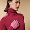 Vetements Marina Rinaldi | Pull En Laine Melangee Fuchsia