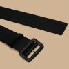 Accessoires Marina Rinaldi | Ceinture En Cuir Verni Noir