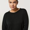 Vetements Marina Rinaldi | Robe En Tricot Noir