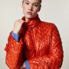 Vetements Marina Rinaldi | Veste Matelassee Orange