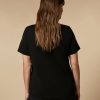 Vetements Marina Rinaldi | T-Shirt Imprime En Jersey Noir