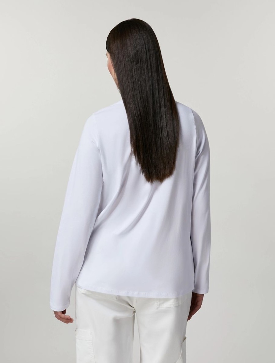 Vetements Marina Rinaldi | Tee-Shirt En Jersey Blanc