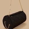 Accessoires Marina Rinaldi | Sac Porte Epaule Duchesse Matelasse Noir