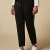 Vetements Marina Rinaldi | Pantalon En Jersey Scuba Noir