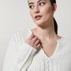 Vetements Marina Rinaldi | Pull En Laine, Viscose Et Alpaga Blanc