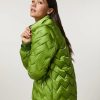 Vetements Marina Rinaldi | Doudoune En Nylon Brillant Vert