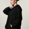 Vetements Marina Rinaldi | Veste En Jersey Noir